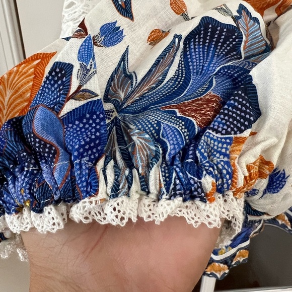 Farm Rio Off-White Summer Flowers - Size XL - NWT - Picture 10 of 14